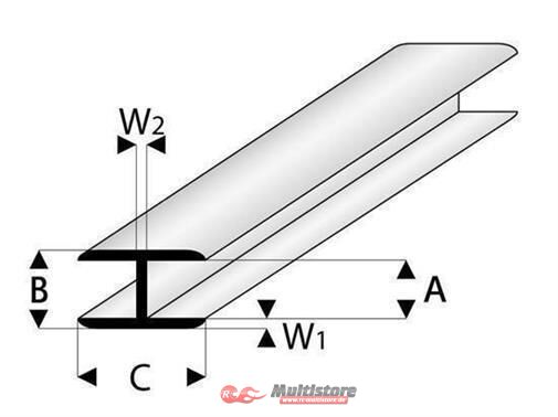 Bild von Krick RABOESCH ASA Flach Verbindungs Profil 1,5x330 mm (5) / rb450-52-3