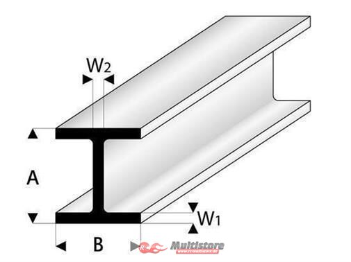 Bild von Krick RABOESCH ASA H-Profil 7x7x330 mm (5) / rb415-60-3