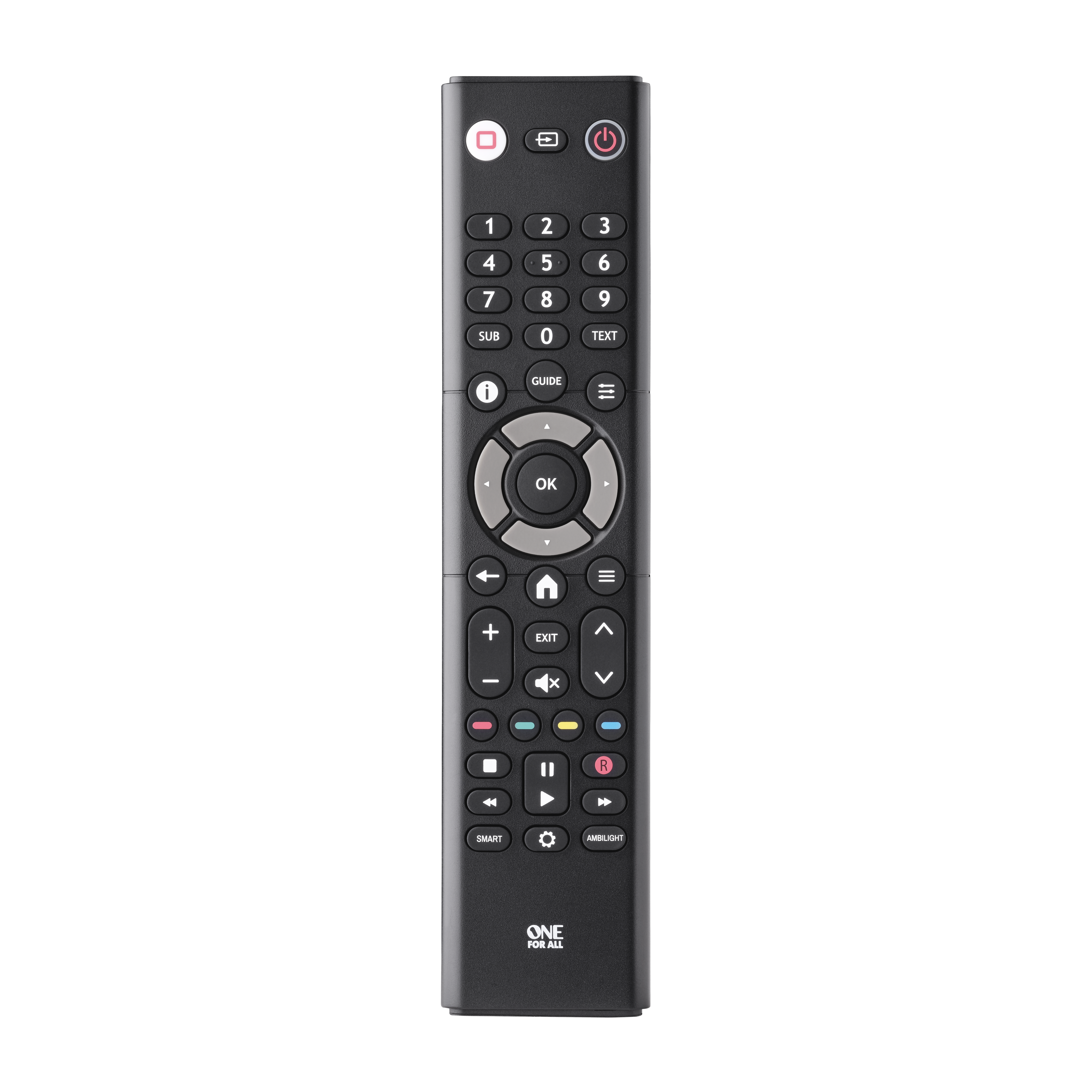 Bild von One for All URC1313 Philips (Universal Fernbedienung, Infrarot), Fernbedienung, Schwarz