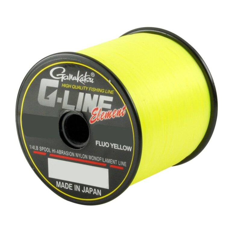 Bild von GAMAKATSU G-Line Element 0,35mm 9,3kg 920m Fluo-Yellow (0,01 € pro 1 m)