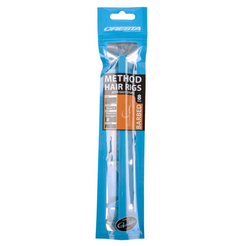 Bild von Cresta Feederhaken CRESTA Method Hair Rigs + Stop / Barbed