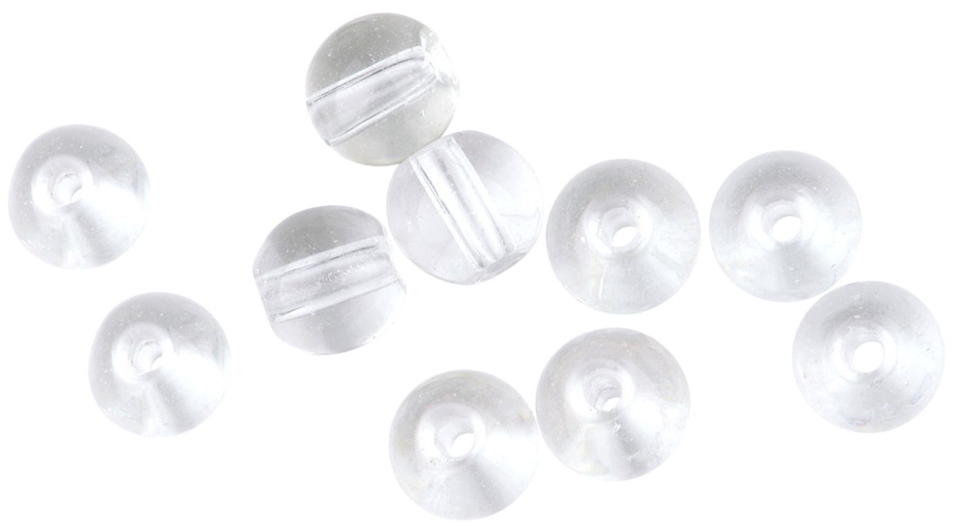 Bild von SPRO Kunstköder, Spro Round Smooth Glas Beads Glasperlen Texas & Carolina Clear Diamond 6mm