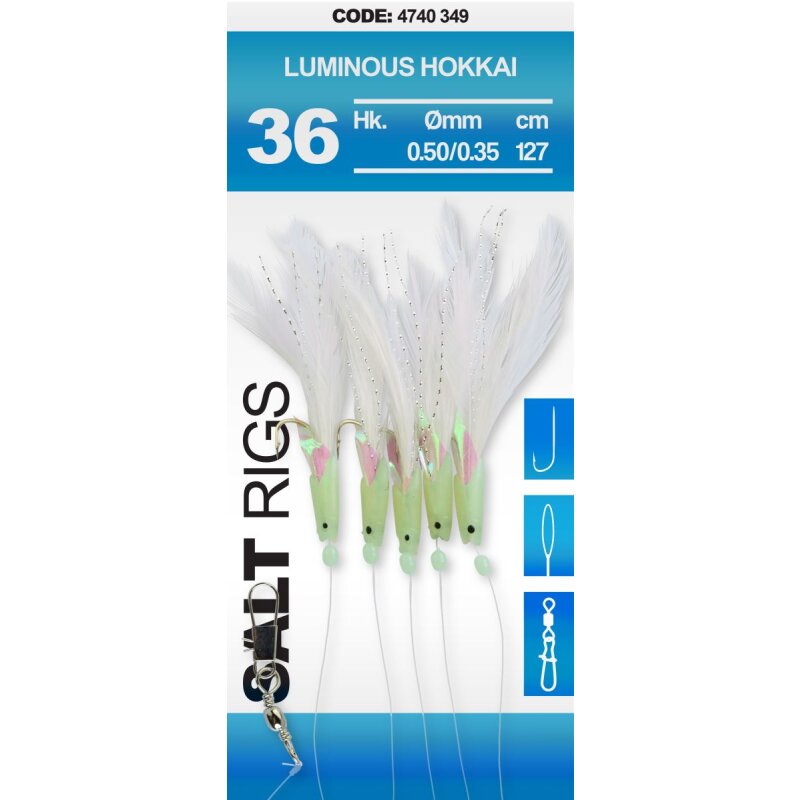 Bild von SPRO 36 Salt Rig Gr.1 127cm 0,5/0,35mm Luminous Hokkai