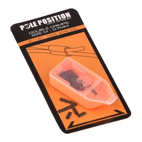 Bild von Double Crimps Pole Position - STRATEGY Pole Position Double Crimps M 0,7mm 50Stk.