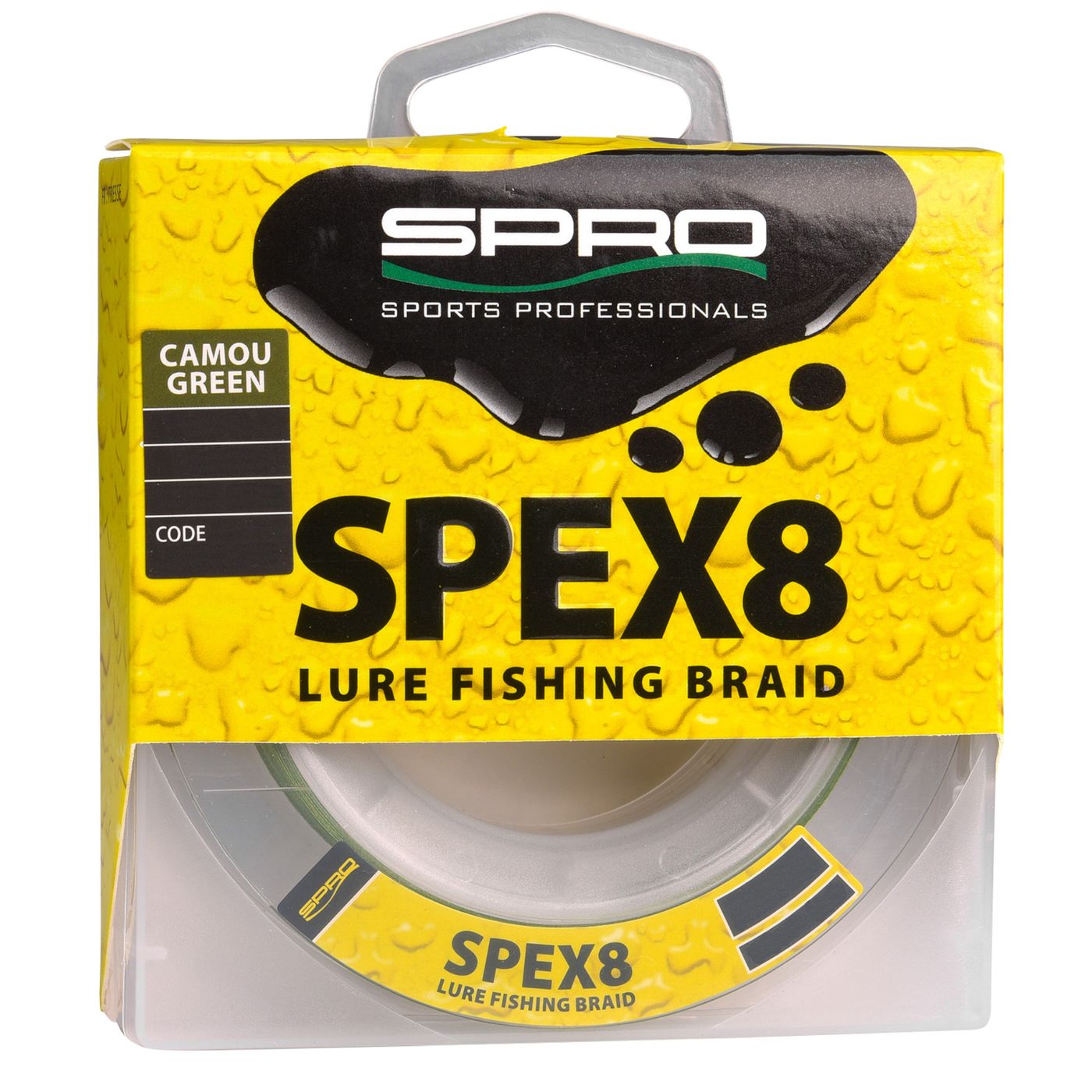 Bild von SPRO SPEX8 Braid 0,12mm 8,2kg 150m Camo Green (0,11 € pro 1 m)
