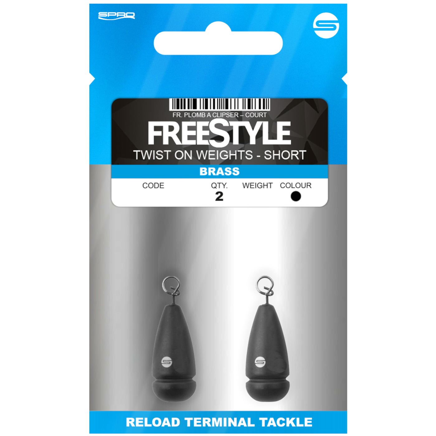 Bild von Spro Freestyle Twist On Weights Short Brass - 2 Gewichte