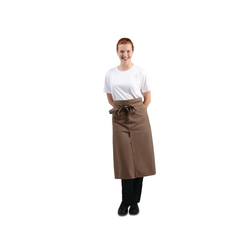 Bild von Chaud Devant Taupe Bistroschürze mit 4 Taschen