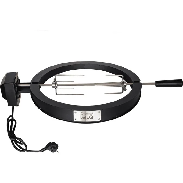 Bild von Big Green Egg Drehkorb Big Green Egg Rotisserie / Drehspieß mit Motor Medium