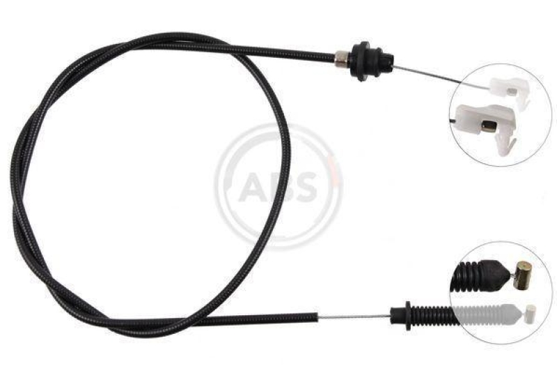 Bild von A.B.S. K36720 Bowdenzug Gaszug, Gasseil, Gaskabel
