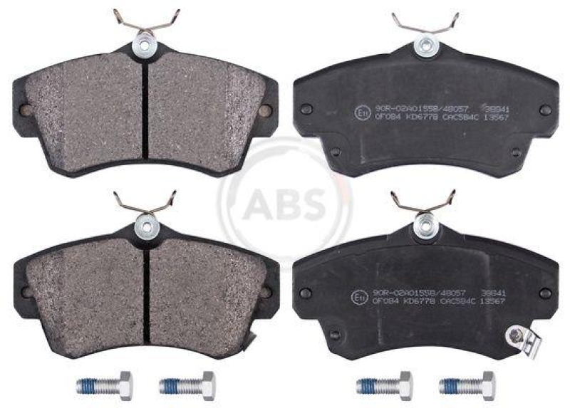 Bild von A.B.S. Bremsbelagsatz, Scheibenbremse vorne rechts links  für DODGE FIAT / LANCIA CHRYSLER K05083853AA K05086364AA K05017843AA 38841