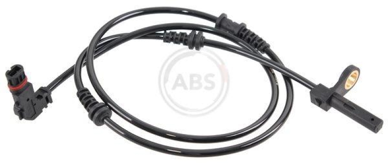 Bild von A.B.S. 30384 ABS Sensor Drehzahlsensor, Raddrehzahl Sensor, Drehzahlgeber aktiver Sensor 1020 1110 36 schwarz MERCEDES-BENZ: S-Class Saloon