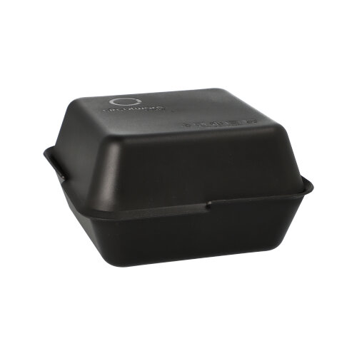Bild von Mehrweg-Foodboxen Papstar „Circulware by Havel“, 2-teilig, L 156 x B 156 x H 43 mm, Poypropylen, schwarz, 36 Stück