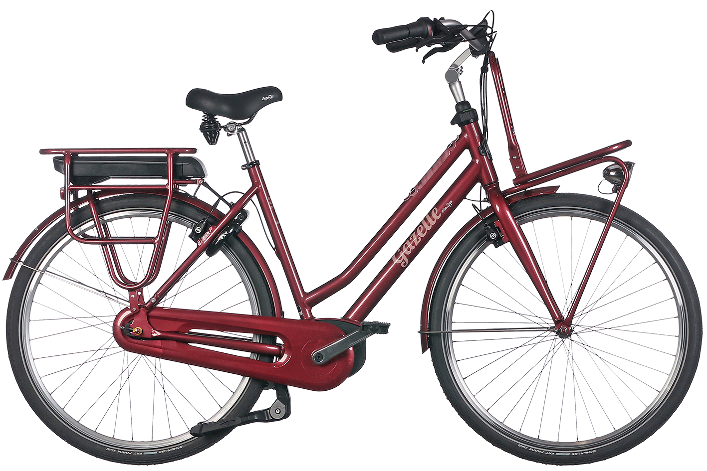 Bild von Gazelle Miss Grace C7+ HMB R7H Wave 2025 | dark coral | 59 cm | E-Cityräder
