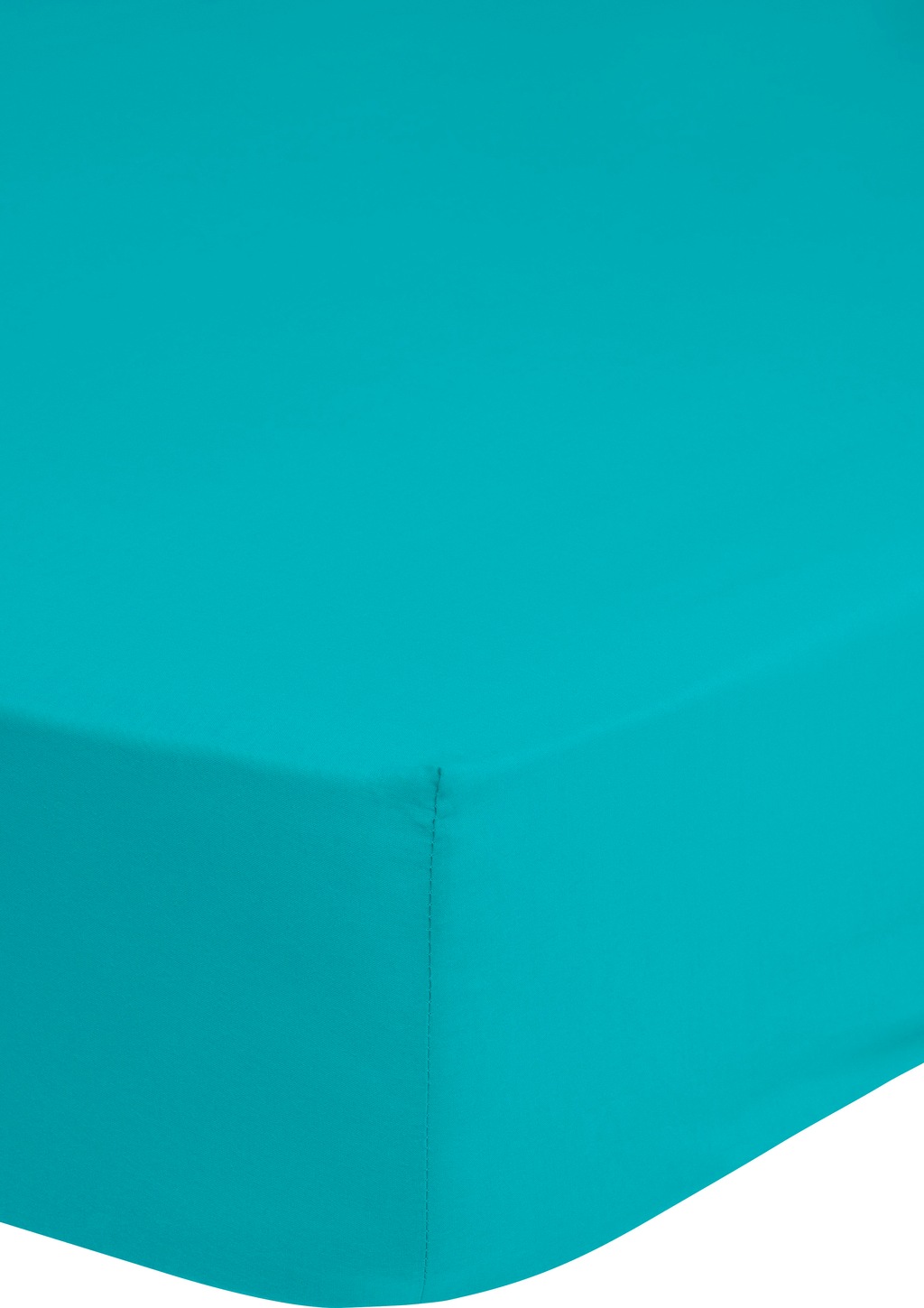 Bild von good morning Spannbettlaken Spannbettlaken Fs 90/100x200 Good Morning jersey aqua Aqua, Baumwolle, Gummizug: Rundum, (1 Stück), Bettlaken mit Gummizug in 90x200 140x200 180x200 und weitere Größen