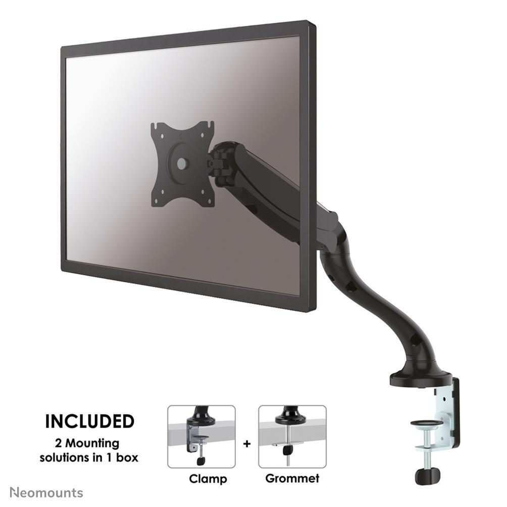 Bild von Neomounts by Newstar NM-D500BLACK - 75 x 75 mm - 100 x 100 mm - 80 - 410 mm - 0 - 180° - Schwarz (NM-D500BLACK)