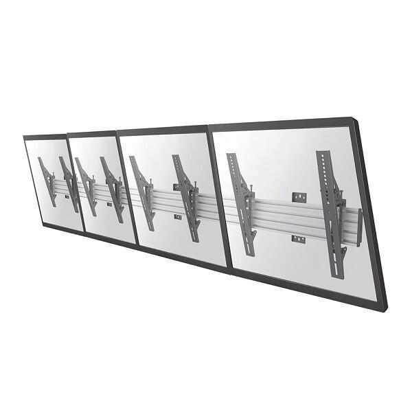 Bild von Neomounts NeoMounts PRO NMPRO-WMB4 - Klammer - für 4 LCD-Anzeigen - Schwarz - Bildschirmgr (Wand, 55", 30 kg), TV Wandhalterung, Schwarz