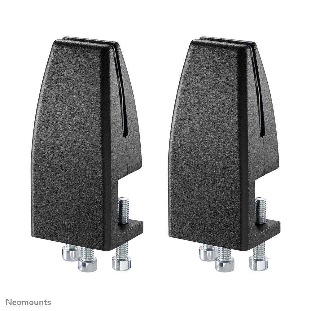 Bild von Neomounts Desk Clamp for NS-GLSPROTECTXXX - suited for desk thickness - set of 2 pieces, Digital Signage Zubehör, Schwarz