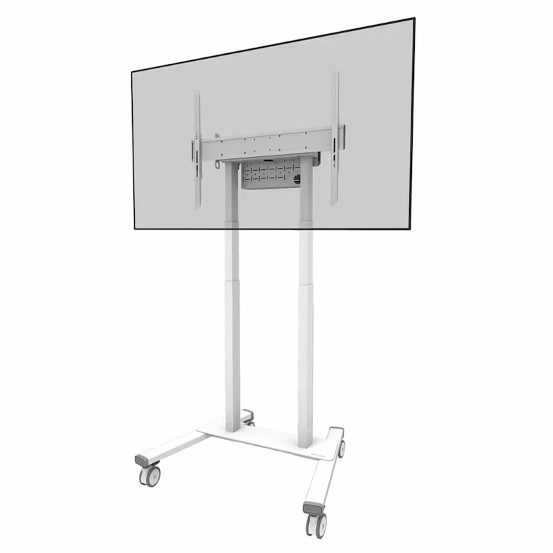Bild von Neomounts by Newstar FL55-875WH1 - Wagen - für Flachbildschirm - motorised - verriegelbar - Stahl - weiß - Bildschirmgröße: 94-254 cm (37-100) - für P/N: AFL-875WH1 (FL55-875WH1)