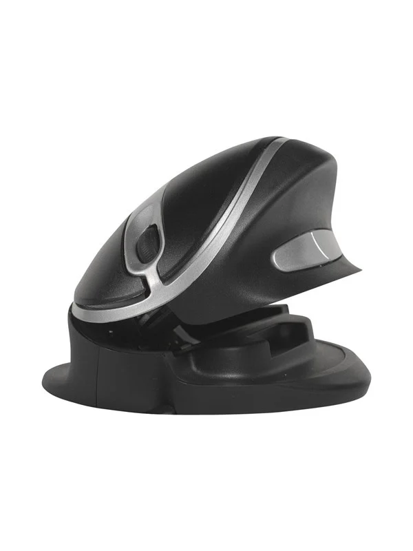 Bild von Bakker Elkhuizen Oyster - Large - vertical mouse - USB - Vertical mouse (Schwarz) *DEMO*