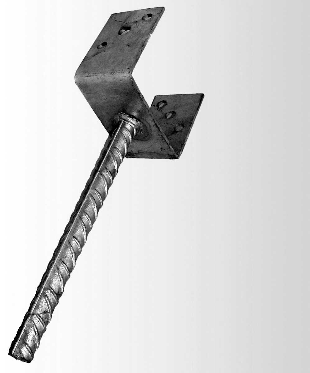 Bild von U-Pfostenträger leicht riffeldolle 91mm
