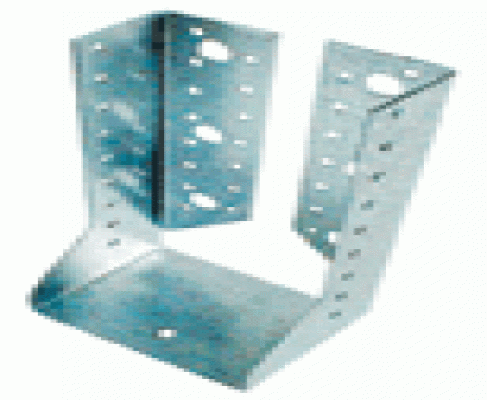 Bild von Balkenschuh 100x380mm geschlossen , verzinkt