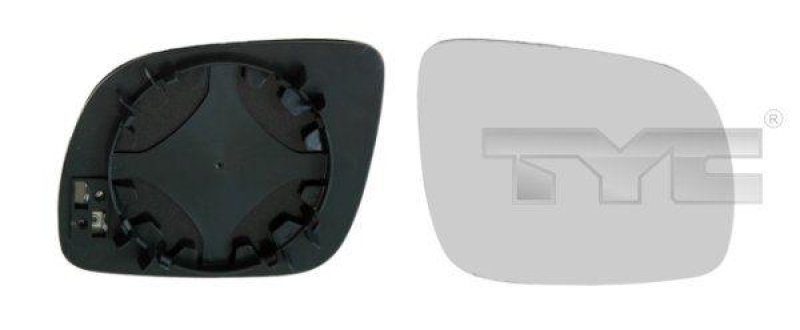 Bild von TYC Außenspiegelglas rechts 337-0037-1 Spiegelglas,Spiegelglas, Außenspiegel VW,SEAT,Golf IV Schrägheck (1J1),PASSAT Variant (3B6),Lupo (6X1, 6E1)