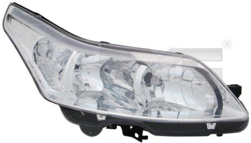 Bild von TYC 20-0664-05-2 Scheinwerfer Hauptscheinwerfer, Frontscheinwerfer links H7, H1 für Rechtsverkehr mit Elektromotor CITROËN: C4 I Hatchback