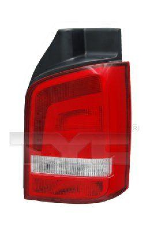 Bild von TYC 11-11593-01-2 Rückleuchte Heckleuchte, Rücklicht, Schlussleuchte rechts chrom ohne Lampenträger VOLKSWAGEN: Transporter 5, Multivan 5 (7HM