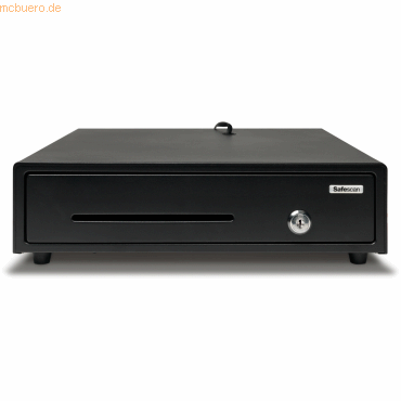 Bild von Safescan LD-3336 - Cash Drawer - Schwarz (132-0448) (geöffnet)
