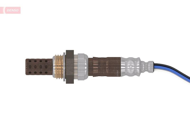 Bild von DENSO Direct Fit DOX-1438 Lambdasonde Regelsonde, Lambda Sensor M18x1,5 beheizt, Fingersonde, Gewinde vorgefettet, Sprungsonde