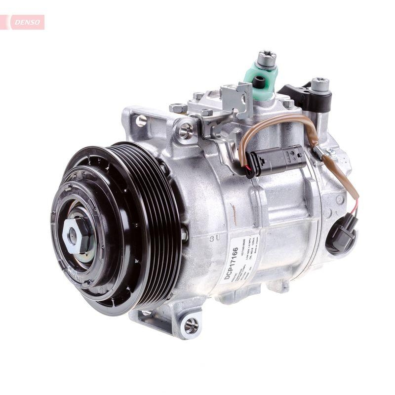Bild von DENSO DCP32003 Kompressor Klimakompressor, Klimaanlage Kompressor, Kompressor, Klimaanlage 7SEU16C PAG 46 R134a VOLKSWAGEN: Golf Plus / Crossgolf