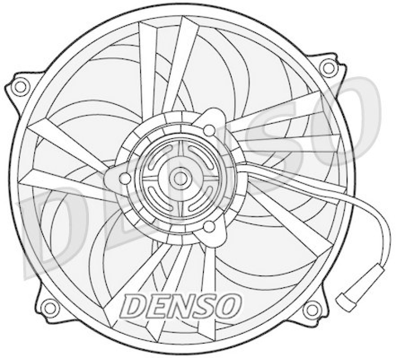 Bild von DENSO DER21014 Lüfter Elektrolüfter, Hochleistungslüfter, Motorgebläse 385 400