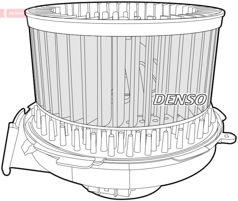 Bild von DENSO DEA21010 Innenraumgebläse Heizgebläse, Gebläsemotor, Lüftermotor für Linkslenker mit Widerstand PEUGEOT: 307 SW, 206 Hatchback