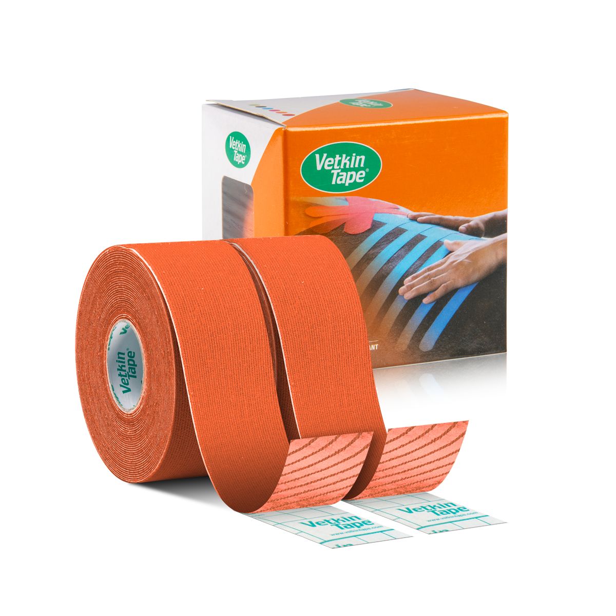 Bild von VetkinTape Schmal 2 Rollen,Kinesiotape für Pferde und Hunde