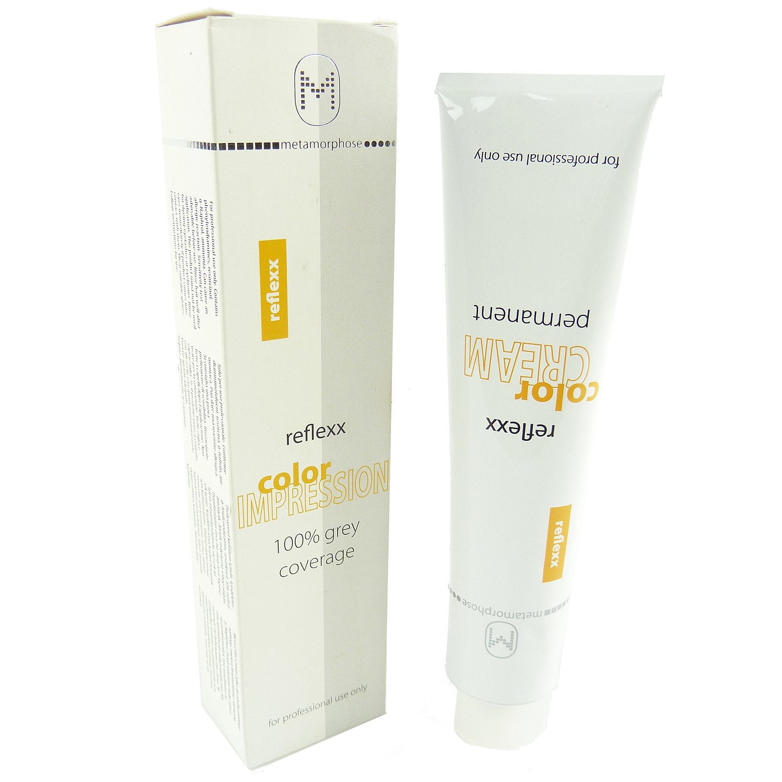 Bild von Metamorphose Reflexx Color Impression Permanent Creme Haar Coloration 120ml - 07.32 Medium Beige Blonde / Mittel Beigeblond