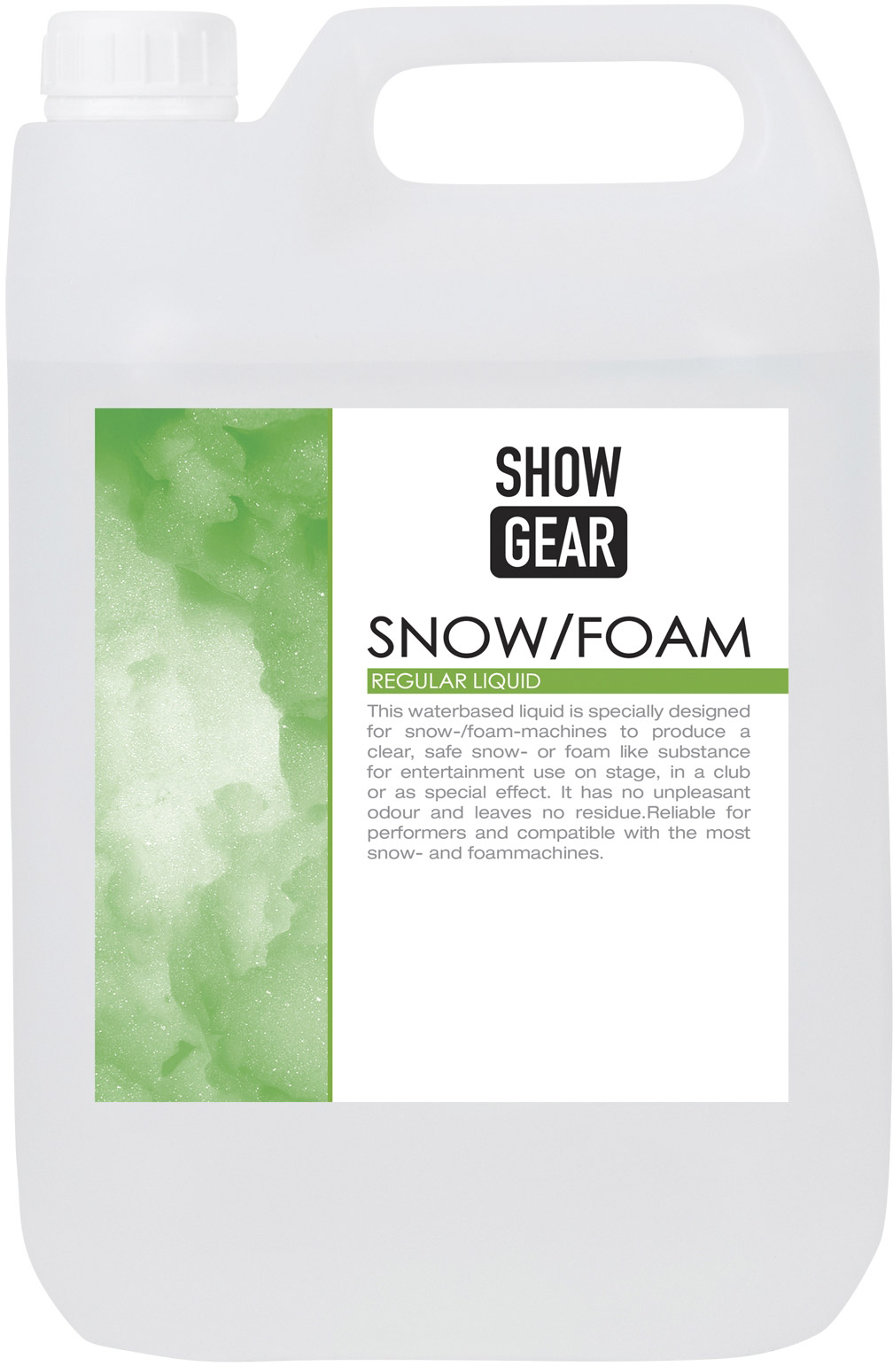 Bild von Showgear Snow/Foam Liquid 5 litre (Schneefluid), Lichttechnik Zubehör