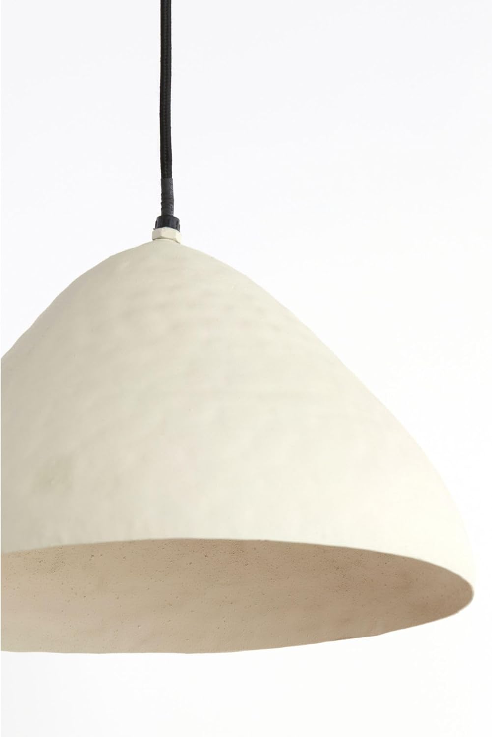 Bild von Light & Living Hängeleuchte Elimo - Weiß - Ø40cm - Rund - Metall - Hängelampe & Pendellampe - Lampe Wohnzimmer & Schlafzimmer - Pendelleuchte Esstisch