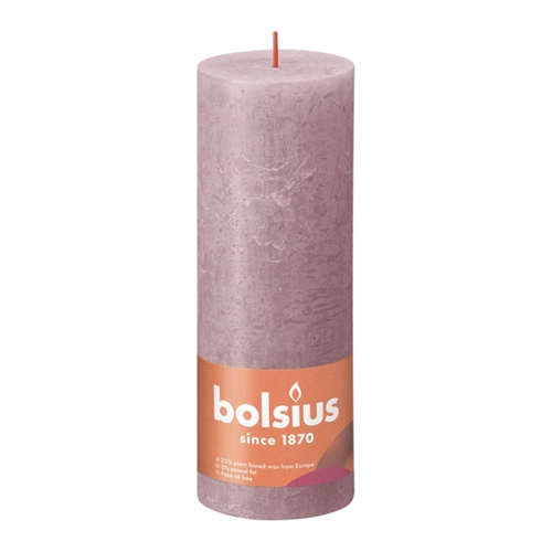 Bild von Bolsius Rustik-Kerze Shine 190/68 mm Eschenrose