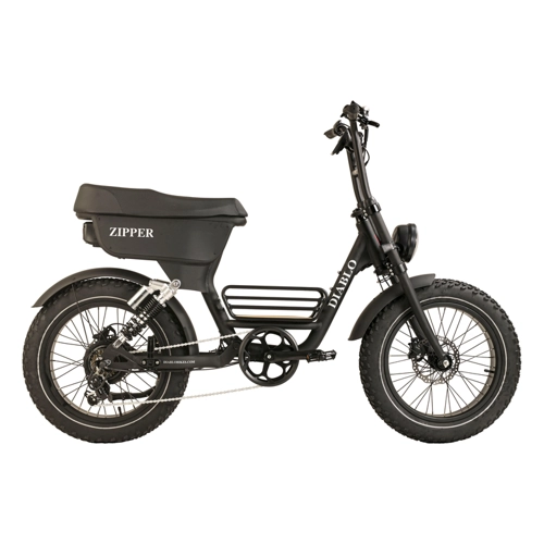 Bild von DIABLO BIKES E-Bike Cityrad Fat E-Bike 20" Kompakt Bike Zipper