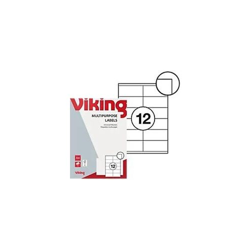 Bild von Viking Universaletiketten 105 x 48 mm – Ideal für alle Beschriftungsbedürfnisse