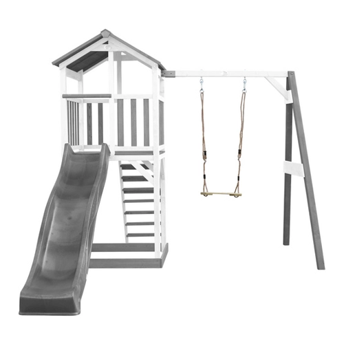 Bild von AXI Beach Tower Spielturm mit Einzelschaukel und Rutsche