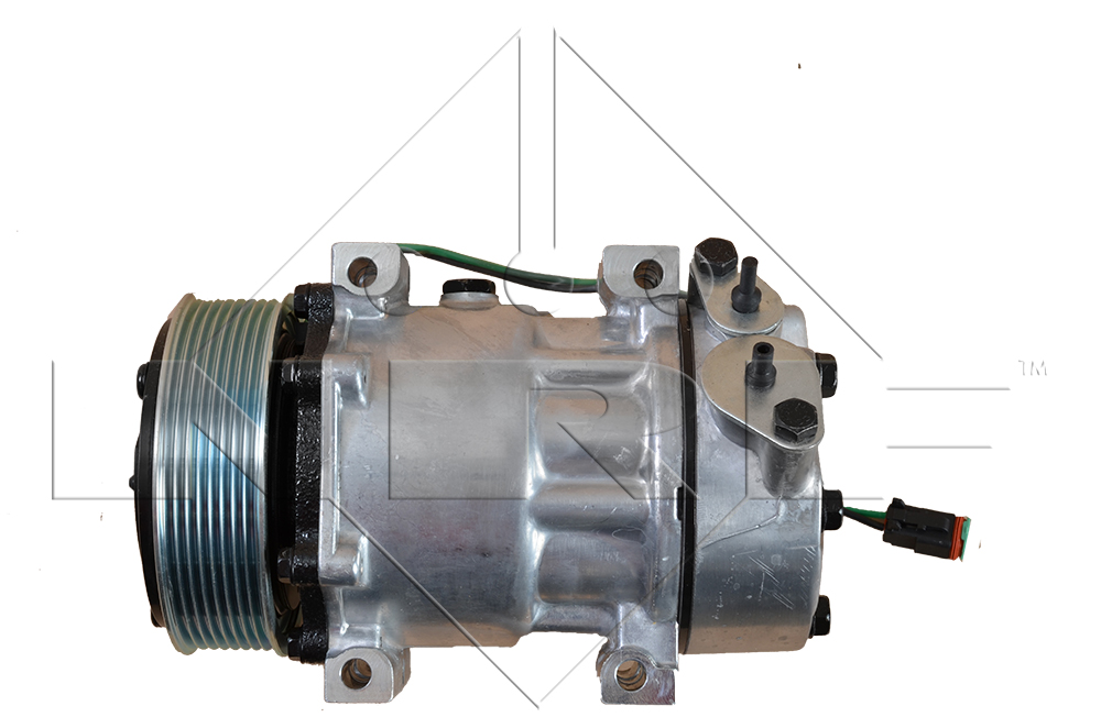 Bild von NRF EASY FIT 32120 Kompressor Klimakompressor, Klimaanlage Kompressor, Kompressor, Klimaanlage SD7H15 24 PAG 100 mit PAG-Kompressoröl, mit Dichtring