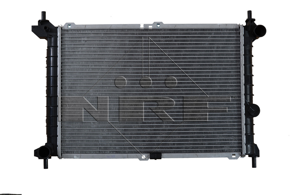Bild von NRF 52142 Kühler, Motorkühlung Kühler, Wasserkühler, Autokühler Aluminium 500 346 42 mit Anbauteilen Kühlrippen gelötet OPEL: Astra F Saloon