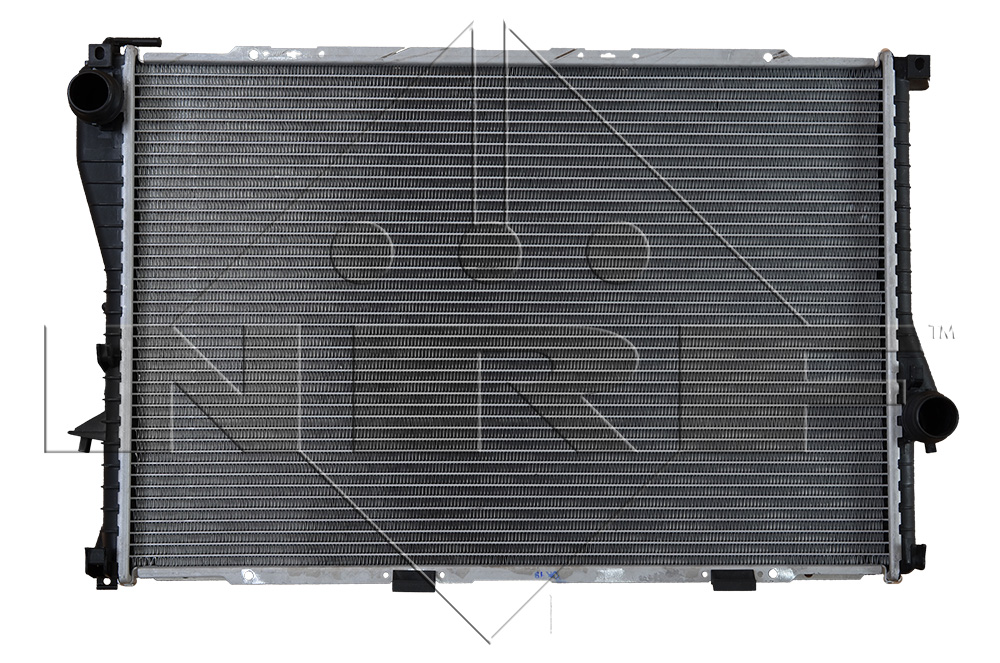 Bild von NRF 55321 Kühler, Motorkühlung Kühler, Wasserkühler, Autokühler Aluminium 650 435 34 mit Dichtring Kühlrippen gelötet BMW: 5 Saloon, 5 Touring