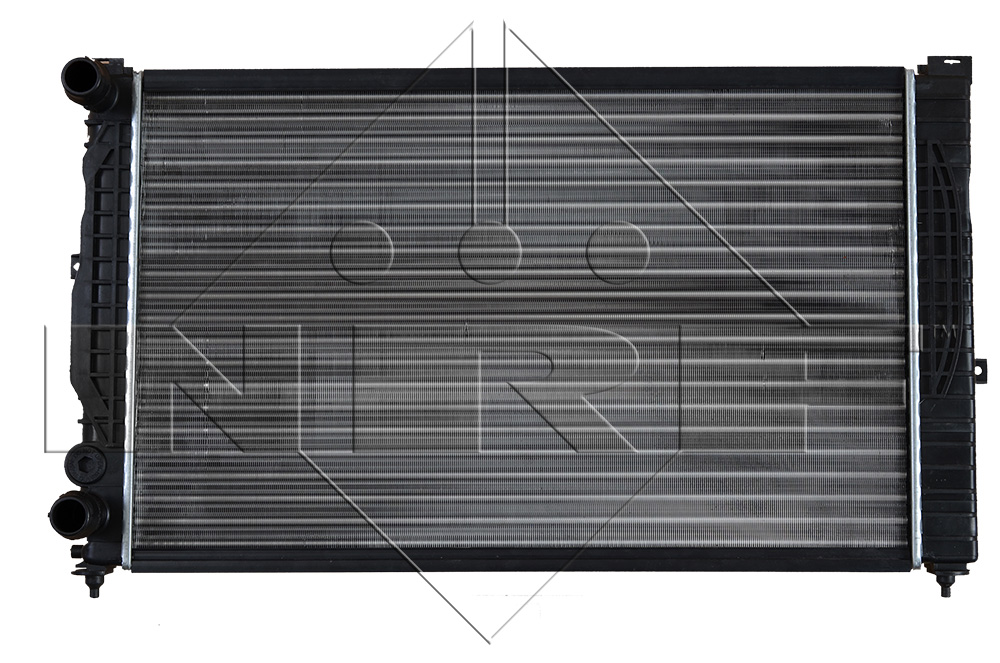 Bild von NRF EASY FIT 58259 Kühler, Motorkühlung Kühler, Wasserkühler, Autokühler Aluminium 632 415 34 ohne Sensor, mit Dichtring Kühlrippen mechanisch gefügt