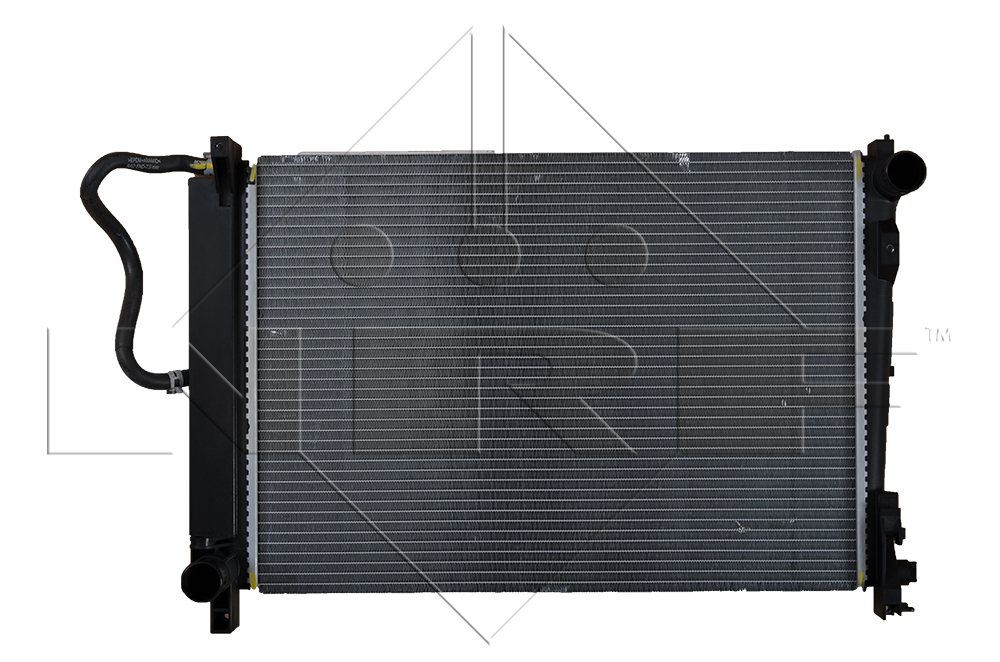 Bild von NRF 58263 Kühler, Motorkühlung Kühler, Wasserkühler, Autokühler Aluminium 537 396 27 Kühlrippen gelötet