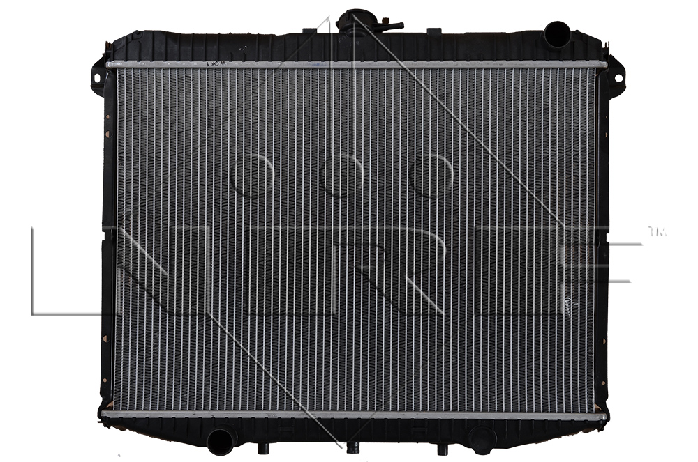 Bild von NRF 509533 Kühler, Motorkühlung Kühler, Wasserkühler, Autokühler Aluminium 671 455 36 Kühlrippen gelötet NISSAN: TERRANO 1