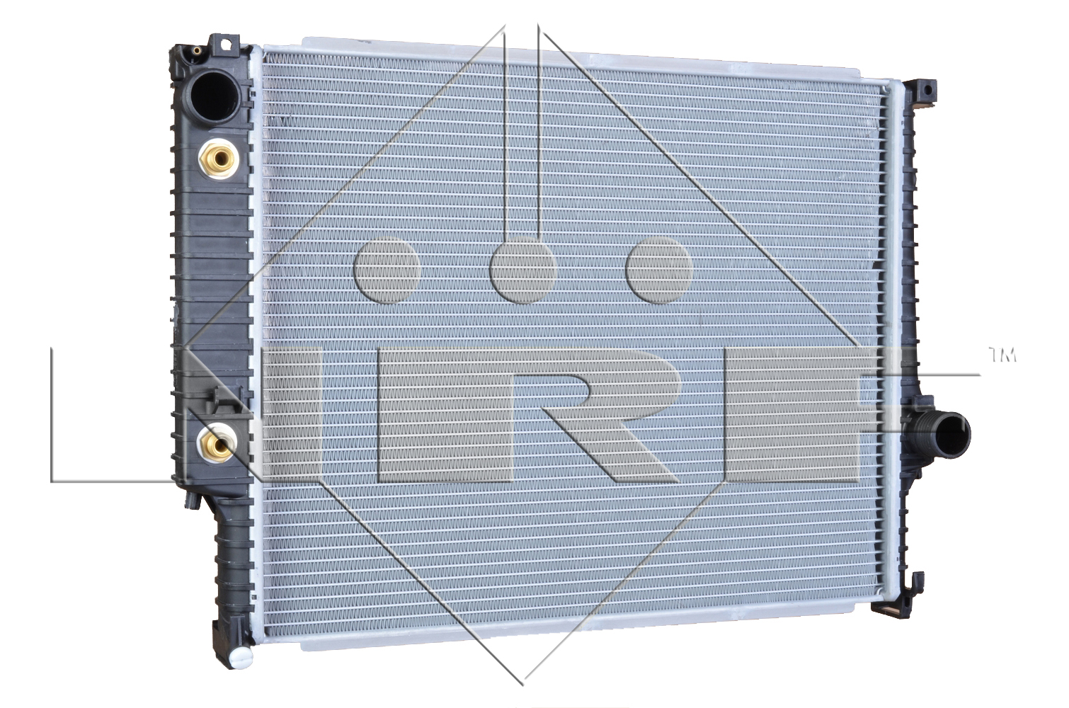 Bild von NRF EASY FIT 519558 Kühler, Motorkühlung Kühler, Wasserkühler, Autokühler Aluminium 550 464 30 mit Kolbenclip Kühlrippen gelötet BMW: 3 Saloon