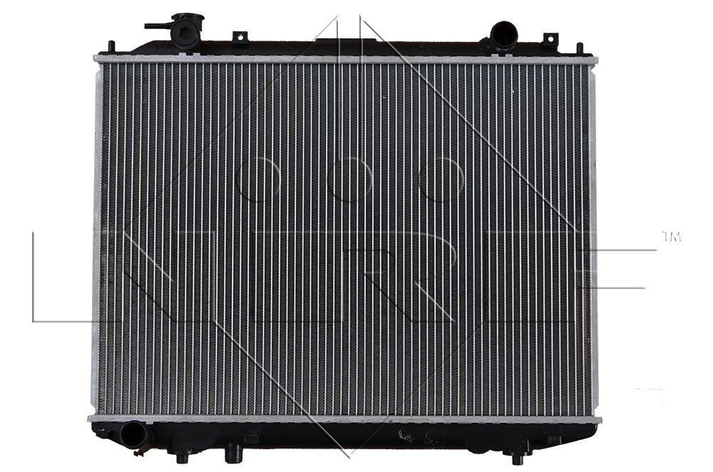 Bild von NRF 53567 Kühler, Motorkühlung Kühler, Wasserkühler, Autokühler Aluminium 635 450 33 mit Anbauteilen Kühlrippen gelötet