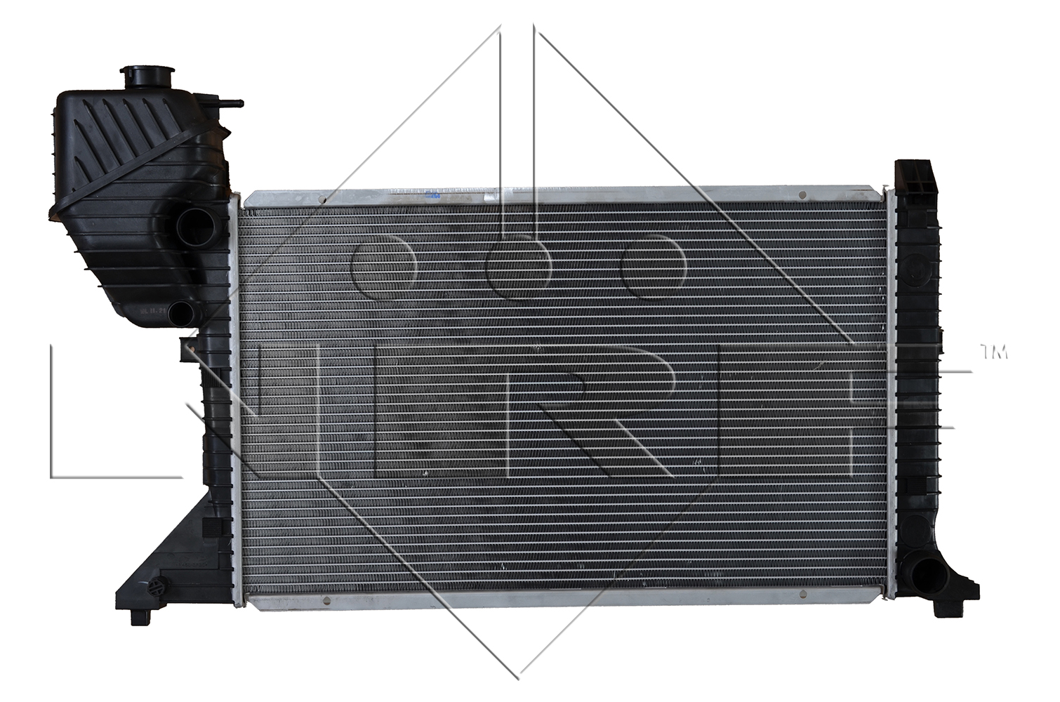 Bild von NRF 55348 Kühler, Motorkühlung Kühler, Wasserkühler, Autokühler Aluminium 680 409 40 mit Anbauteilen Kühlrippen gelötet
